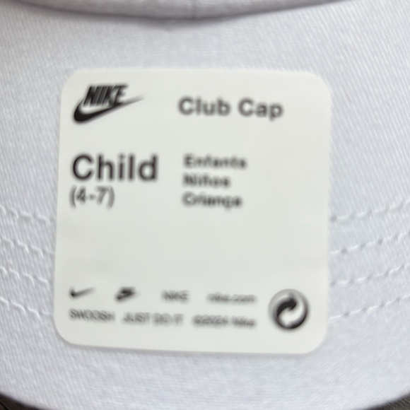 Nike Club/Baseball cap,velcro back, embroidered Nike swoosh logo,6 panel vented - Picture 3 of 11
